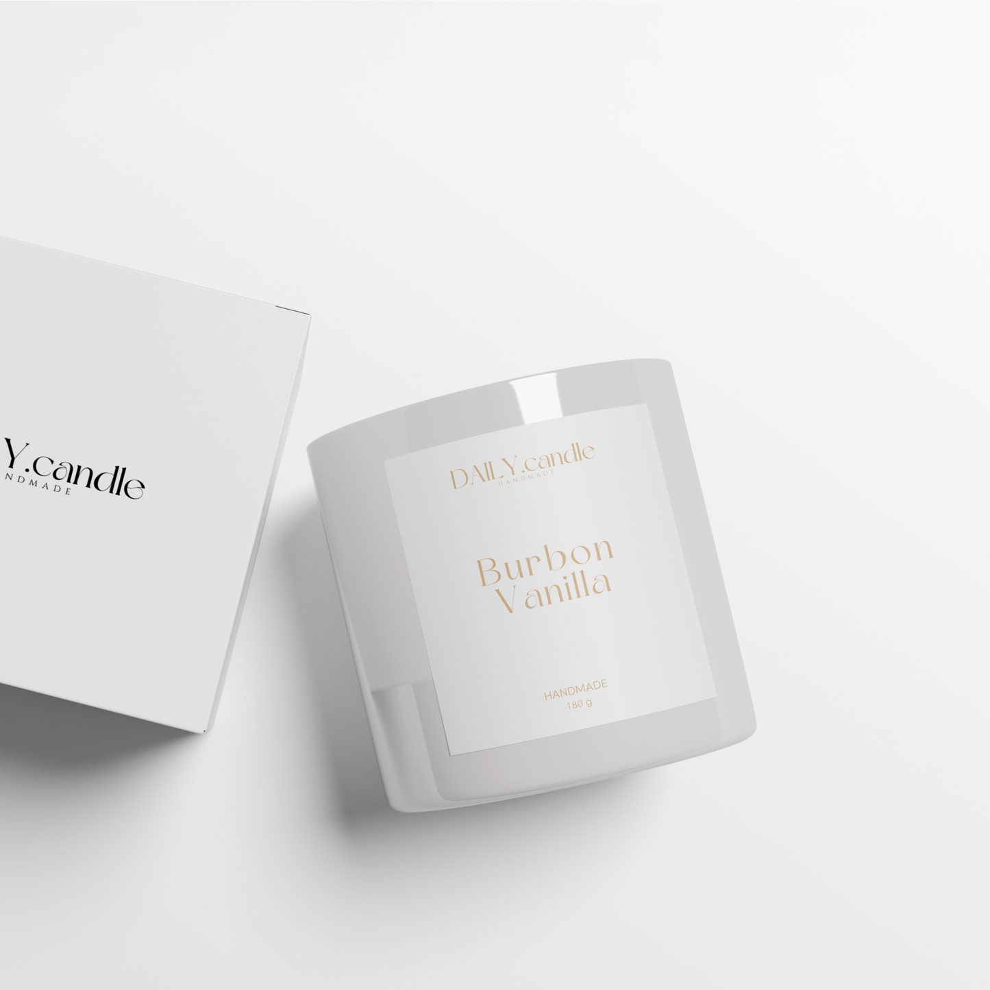 Świeca sojowa - Burbon Vanilla 180g